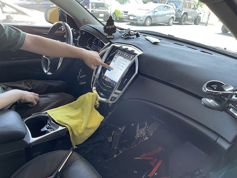 ハイテックナビ取付:福島県郡山市ボディーテックオルティス